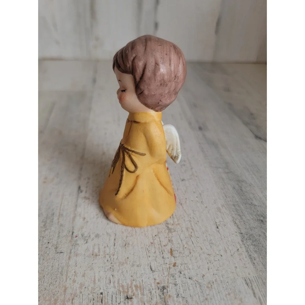 Vintage Jasco Merri angel bell Porcelain religious home decor figure